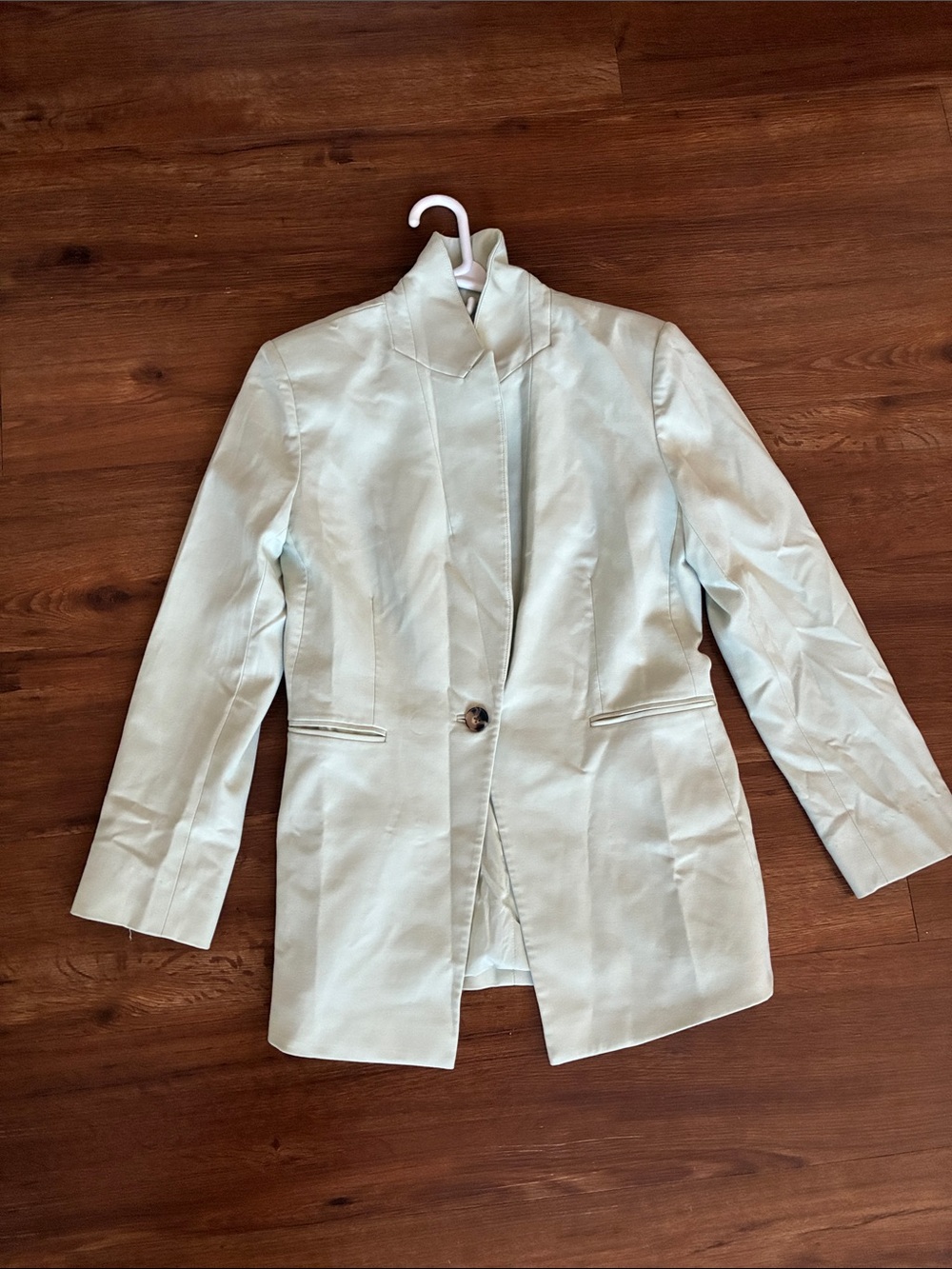 Alex Marie Light Mint Single-Button Blazer